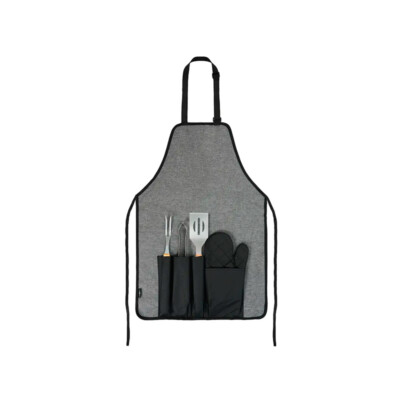 DELANTAL CON SET PARRILLERO