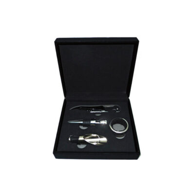 SET VINO PU CUADRADO