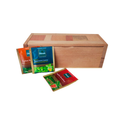 Caja de té artesanal