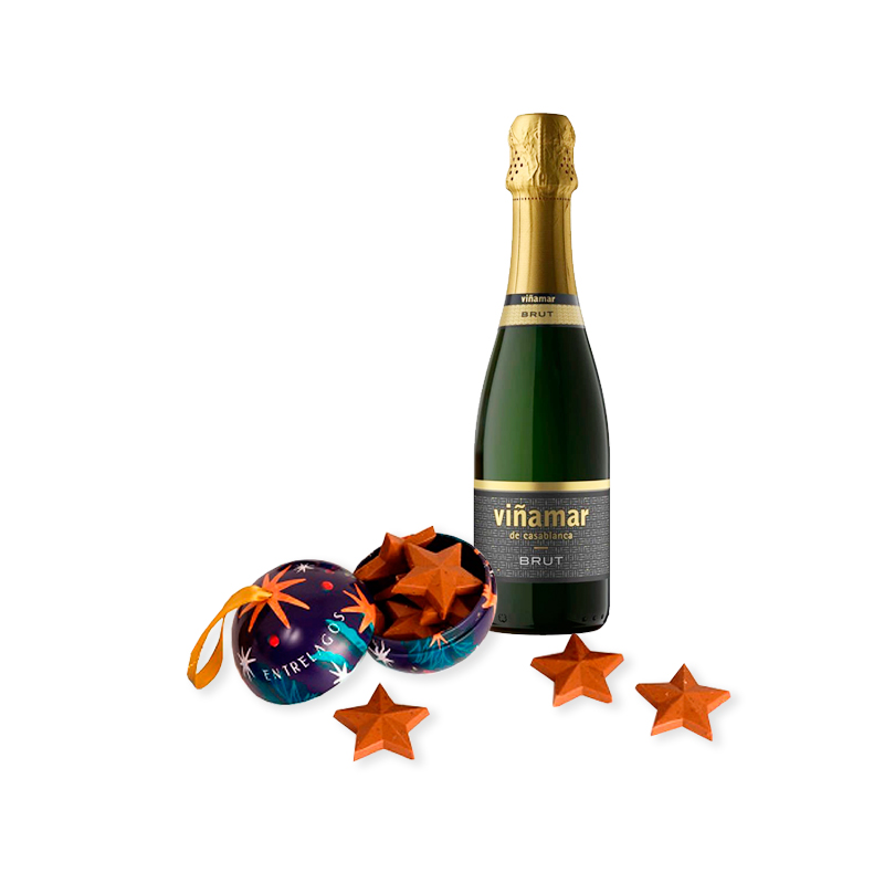 Espumante con chocolate